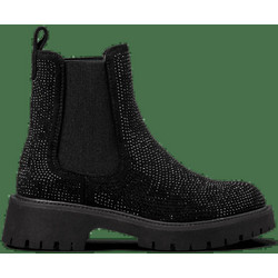 Envie Shoes Γυναικεία Μποτάκια Chelsea Suede με Χοντρό Χαμηλό Τακούνι E58-22259-34