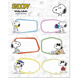 Snoopy Peanuts Premium Adhesive Labels - ELEP006