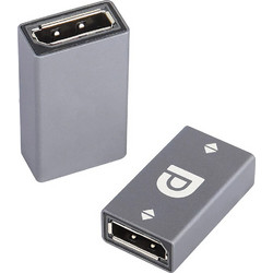 POWERTECH αντάπτορας DisplayPort PT-1643, 8K/60Hz, 32.4 Gbps, γκρι