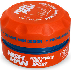 Nish Man Aqua Sport Κερί Μαλλιών Λάμψης 150ml