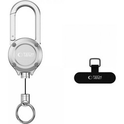 Tech-Protect ATH02 UrbanLoop Αντικλεπτικό Λουράκι Ασφαλείας για Smartphone & Αξεσουάρ Ασημί