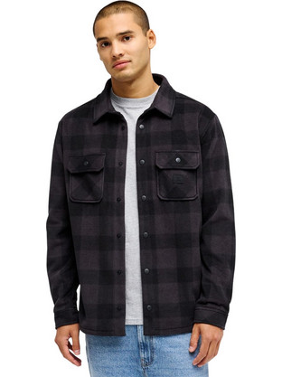 Quiksilver Venture Polar Fleece Ανδρικό Πουκάμισο Μακρυμάνικο Μαύρο
