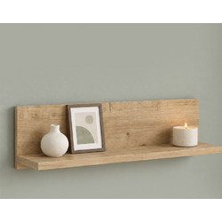 Ραφιέρα τοίχου Novella Megapap χρώμα sapphire oak 60x16,3x14,5εκ