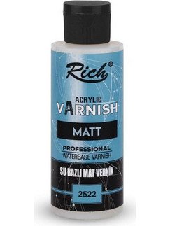 Rich 120ml Ματ Βερνίκι Νερού