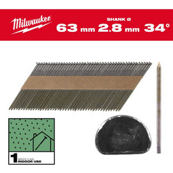 ΚΑΡΦΙΑ D 34 7.4x2.8/63mm ΡΙΓΩΤΑ 2200τμχ MW