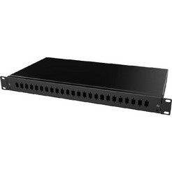 Mirsan FOB1U24SCS1.02 Οπτικό Patch Panel Rack 1U 19" 24 Θυρών RAL9005