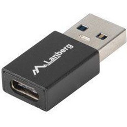 Lanberg Cable Gender Changer Usb 3.0 Type A Usb 3.0 Type C Black - (AD-UC-UA-01)