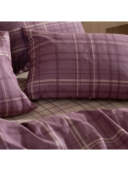 Μαξιλαροθήκη Cotton Feelings 2066 Mauve 50x70 Sunshine - Sunshine Home
