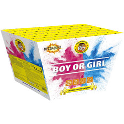 Πυροτεχνήματα για Gender Reveal - Girl (25 Βολών)