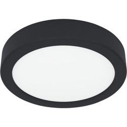 ΦΩΤΙΣΤΙΚΟ ΟΡΟΦΗΣ LED SLIM 24W 3CCT Φ30 ΜΑΥΡΟ PLUS