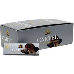 Χαρτάκια CARTEL Ultra Thin (Ασημί) με 50 φύλλα (Συσκευασία των 50)