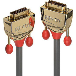 Lindy Cable DVI-D male - DVI-D male 2m Μαύρο (36202)