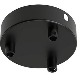 Ροζέτα Οροφής Calex για 3 Φωτιστικά Black 940040