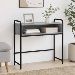 vidaXL Τραπέζι κονσόλας Γκρι Sonoma 90 x 33 x 80,5 εκ