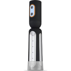Cruizr CS08 Penis Pump with Sucking Function Τρόμπα Πέους Μαύρη Διαφανή