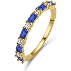 Γυναικεία Δαχτυλίδια New Bling 9NB-0963-52 Μπλε Χρυσό 12