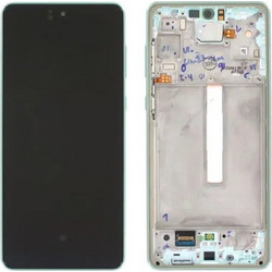 Αυθεντική οθόνη Samsung A73 A736 LCD / DIG Mint Green (Service Pack GH82-28884C GH82-28686C)