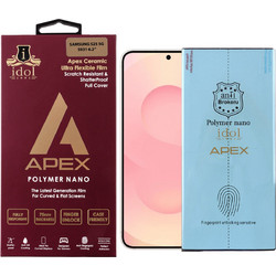 IDOL 1991 APEX POLYMER NANOTECH FILM SAMSUNG S25 5G S931 6.2in FINGER UNLOCK FULL COVER WITH INSTALLATION KIT