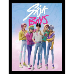 KPop Demon Hunters Collector - Αφίσα Τοίχου σε Κάδρο (Poster) Saja Boys