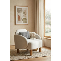 Stewe Home Πολυθρόνα Εκρού 788454