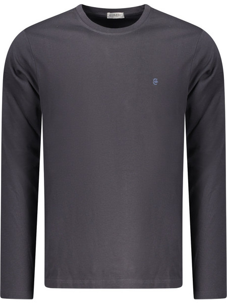 Coveri Moving Mens Long-sleeved T-shirt, Blue TJ2120_BLBLU