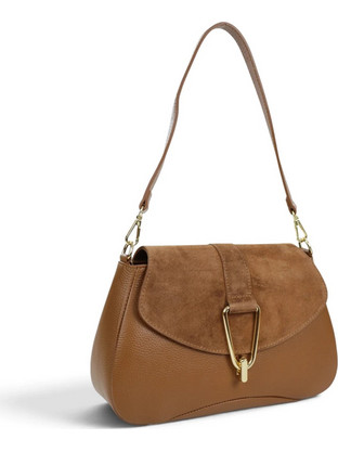 Passaggio Leather Selena Τσάντα Ώμου Brown Tan 5467-KR-17