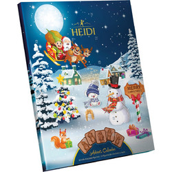 Christmas Advent Calendar (Χριστουγεννιάτικο Ημερολόγιο) με Σοκολατάκια Γάλακτος Heidi 110gr