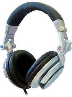 HQ HQ-HP135HF Ενσύρματα Ακουστικά Over Ear Ασημί