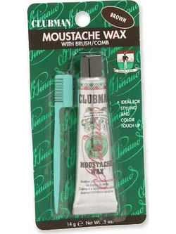 Clubman Brown Moustache Κερί για Γένια 14gr