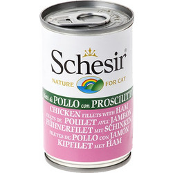 Schesir Nature for Cat Adult with Chicken & Ham in Jelly 140gr