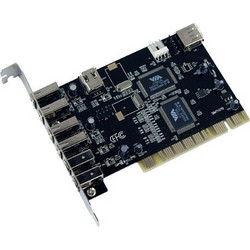 Κάρτα PCI 4+1 USB 2.0 A Θύρες με 2+1 Θύρες Firewire 6pin (Oem) (Bulk)
