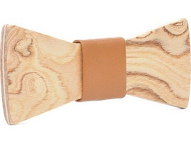 Ξύλινο Παπιγιόν Natural Centaurus -Brown