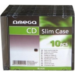 OMEGA SLIM CASE BLACK 10PCS OM40172