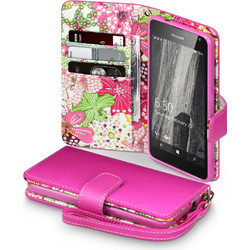 Terrapin Floral Wallet Pink With Lily Interior (Lumnia 650)