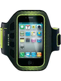 Belkin EaseFit Sport Armband Black / Green (iPhone 4/4S)