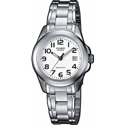 Casio Γυναικείο Ρολόι με Ασημί Μεταλλικό Μπρασελέ LTP-1259PD-7BEF