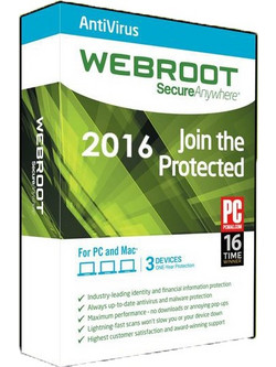 Webroot Secure Anywhere 2016 (1 Device / 1 Year)