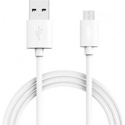 USB 2.0 CABLE MALE TO USB MALE MICRO B 1m WHITE OMEGA OUCWH