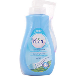 Veet Silk & Fresh Aloe Vera Αποτριχωτική Κρέμα για Ευαίσθητες Επιδερμίδες 400ml