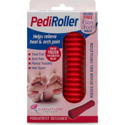 Carnation PediRoller Προσφέρει Άμεση Ανακούφιση Από Τους Συνηθισμένους Πόνους Του Πέλματος Του Ποδιού