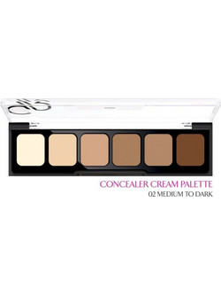 Golden Rose Golden Rose Cream Pallete 02 Medium to Dark Concealer Palette 6x2gr