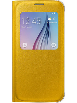 Samsung S-View Cover Yellow (Galaxy S6)