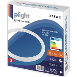 Plight Halogen Φθορισμού Κυκλικές T9 40W