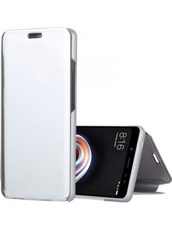 Θήκη Clear View για Huawei Y5 2018 / HONOR 7S Ασημί (ΟΕΜ)