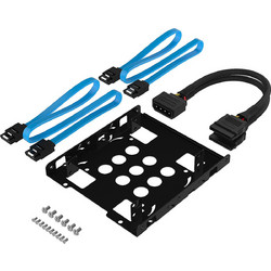 Sabrent 3.5-Inch to x2 SSD / 2.5-Inch Internal Hard Drive Mounting Kit (sata and power cables included) (BK-HDCC)