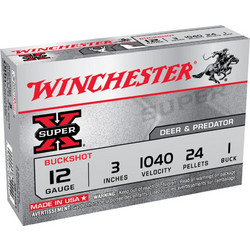 Winchester Super-X Magnum Φυσίγγια Δράμια 12Cal 76mm 24βολα 5τμχ