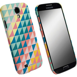 Krusell Printcover Green Triangle (Galaxy S4)