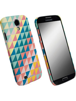 Krusell Printcover Green Triangle (Galaxy S4)