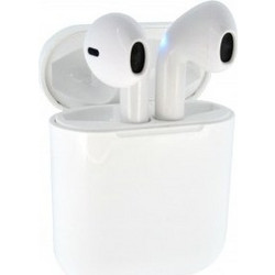 Wireless Bluetooth Stereo All in 1 Λευκό με Βάση Φόρτισης, Μεταφοράς και Στερεοφωνική Λειτουργία. Bluetooth 5
