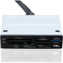 CSL - All-in-One USB 2.0 internal Card Reader (8.89cm (3.5") | 1x USB 3.0 Port (Super Speed) | SD/SDHC / Mini SDHC/Micro SDHC/XD / CF/MD) | black A21061x30